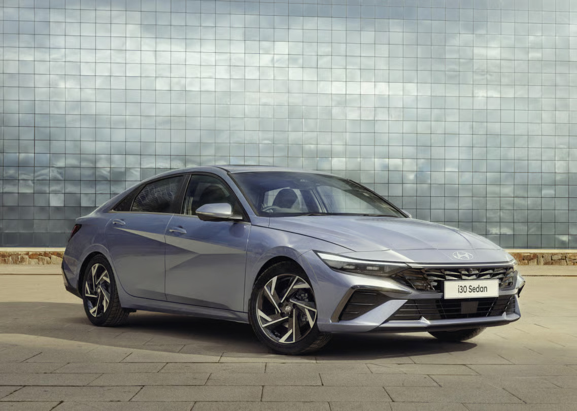 Hyundai sedan delivered to customer in Ghana